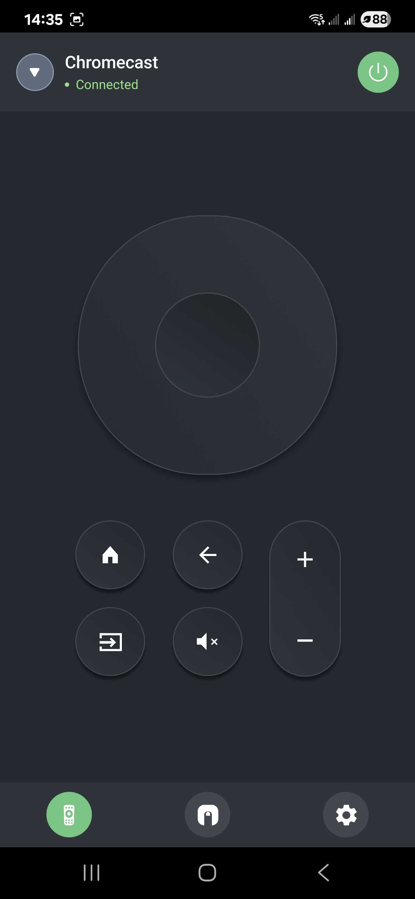 اسکرین شات 1 برنامه Remote for Chromecast TV
