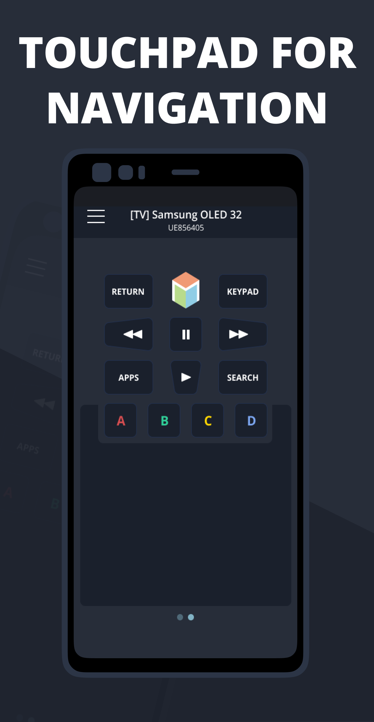 اسکرین شات 2 برنامه Remote Control for Samsung TV