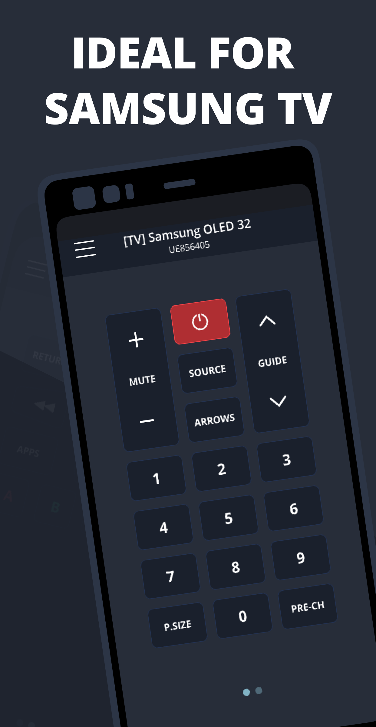 اسکرین شات 1 برنامه Remote Control for Samsung TV