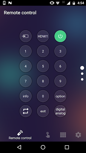 اسکرین شات 1 برنامه Sonyfy - Sony TV Remote