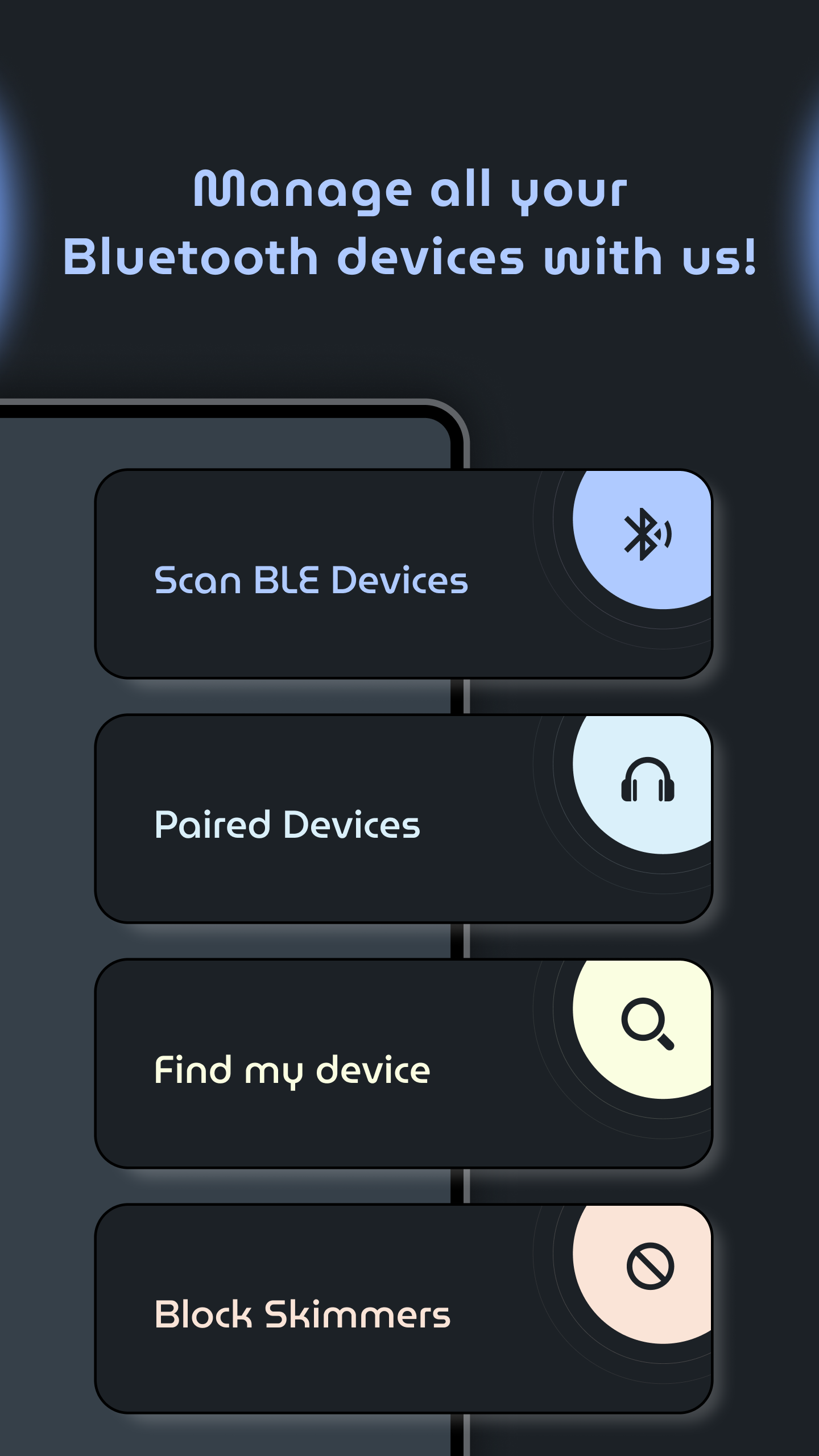 اسکرین شات 2 برنامه Bluetooth Device & BLE Scan