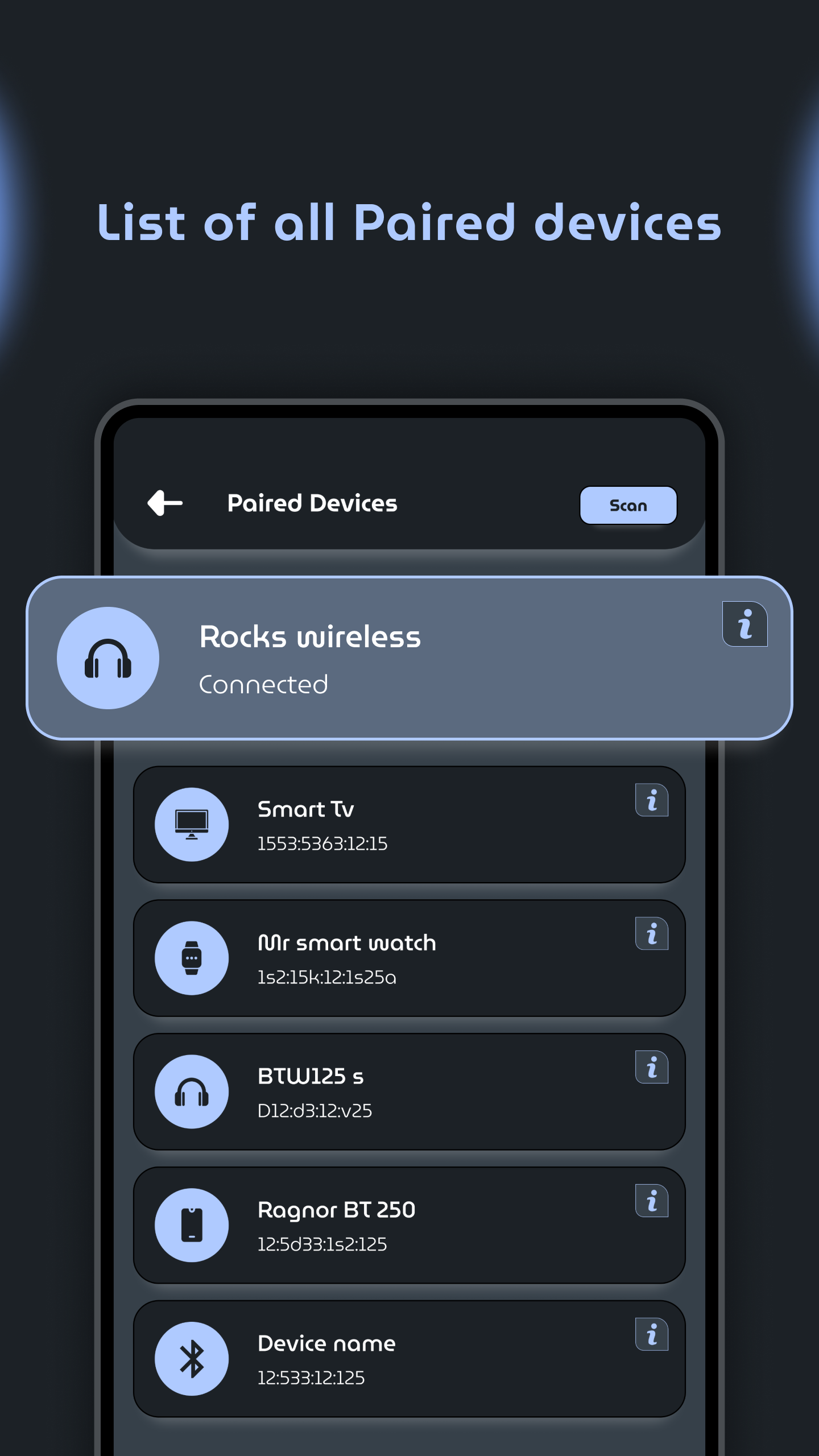 اسکرین شات 4 برنامه Bluetooth Device & BLE Scan