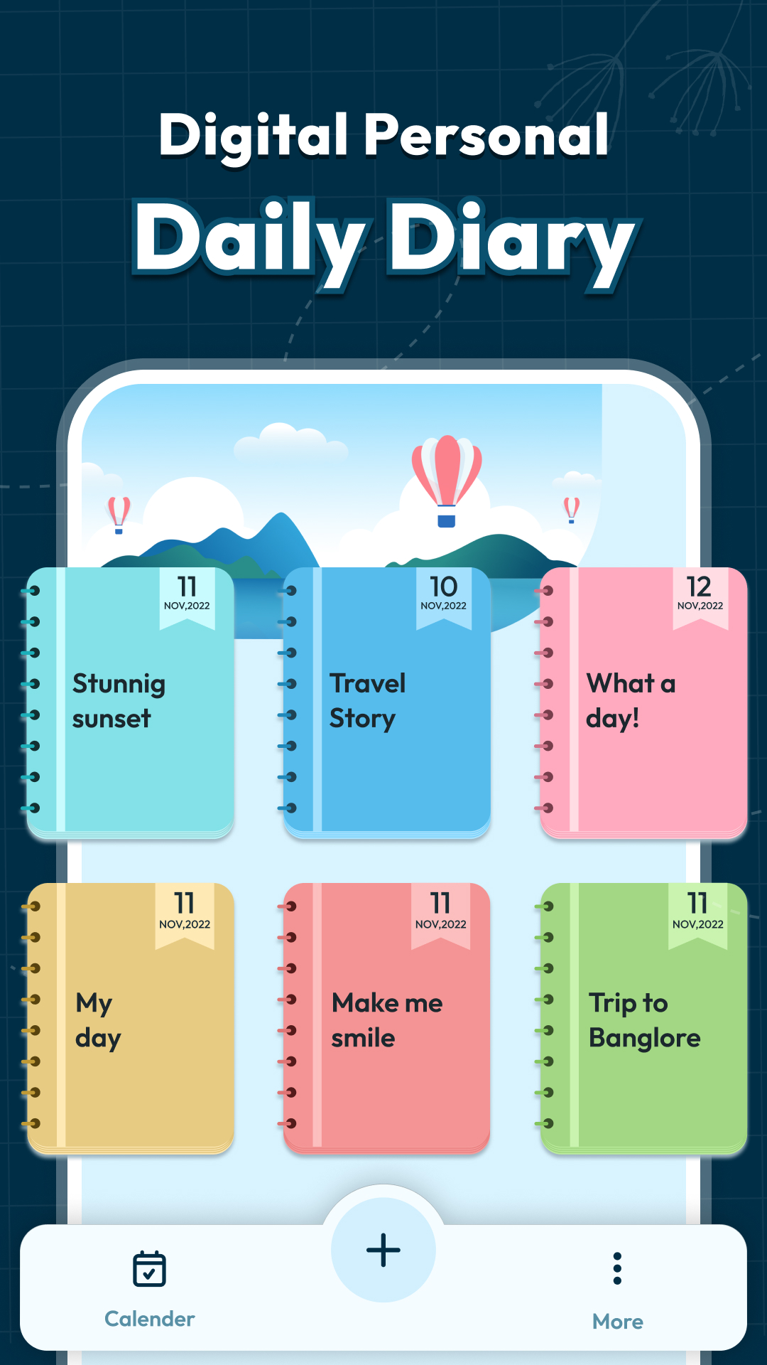 اسکرین شات 1 برنامه Digital Personal Daily Diary