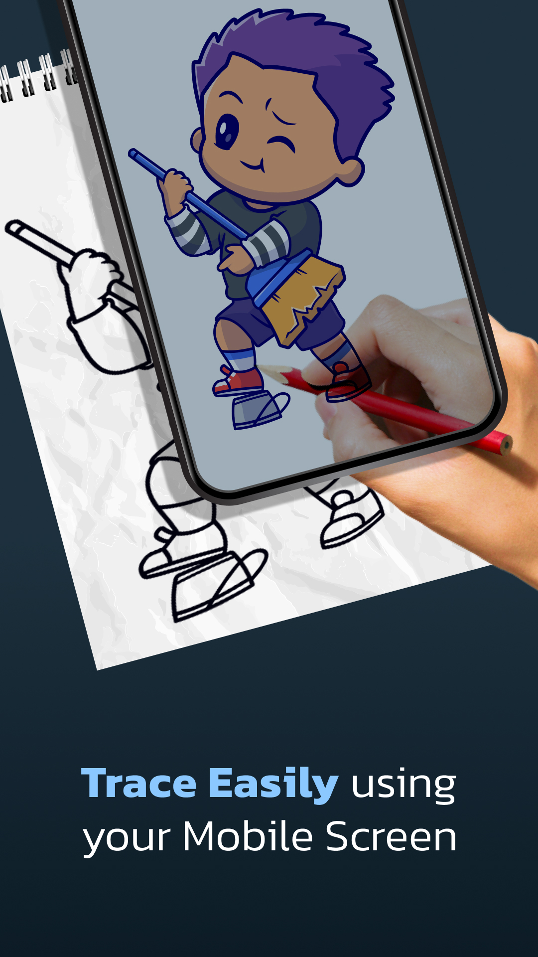 اسکرین شات 8 برنامه Draw Easy: AR Trace & Sketch