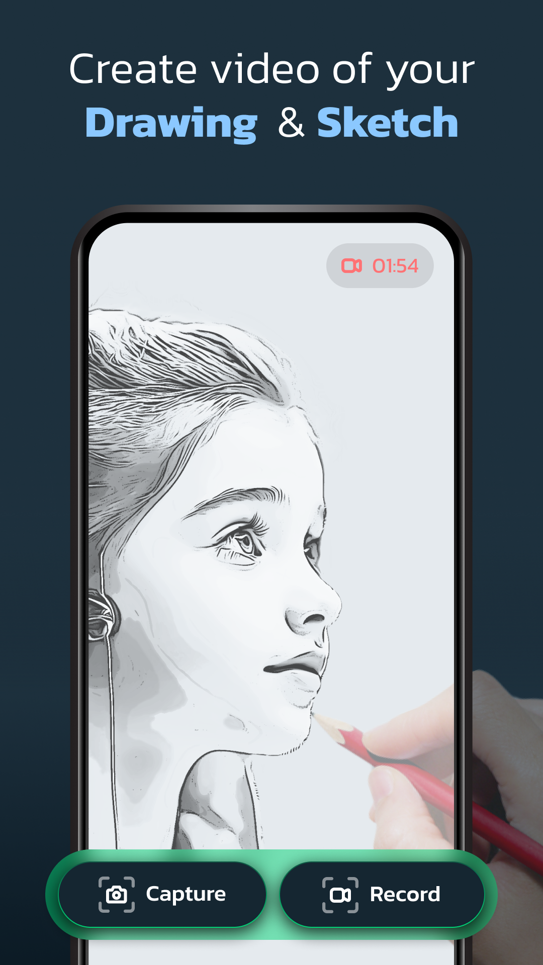 اسکرین شات 4 برنامه Draw Easy: Trace to Sketch