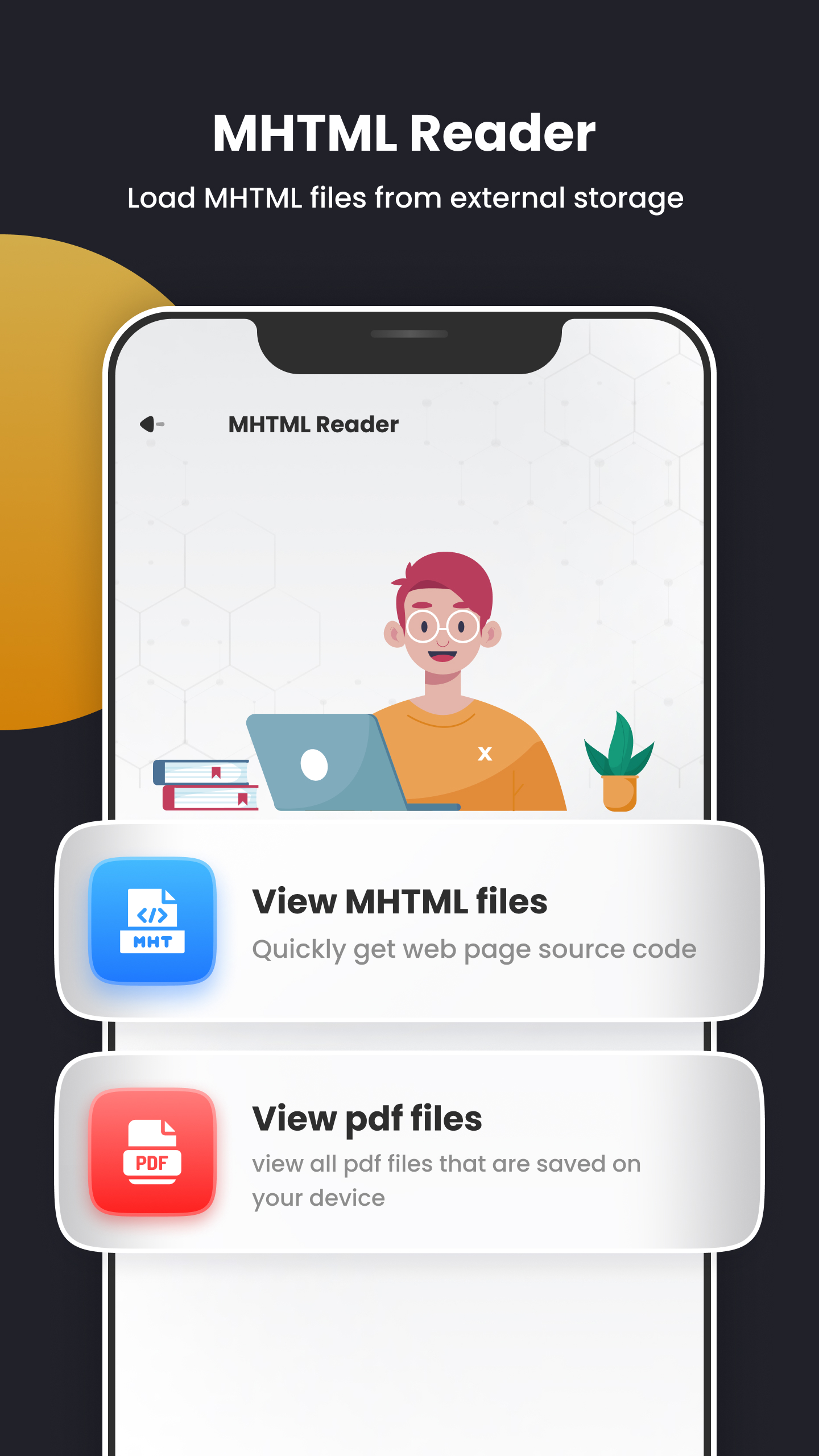 اسکرین شات 5 برنامه HTML / MHTML Viewer