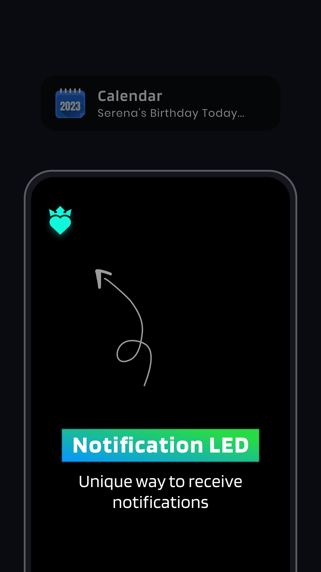 اسکرین شات 2 برنامه App Notification Edge Lighting