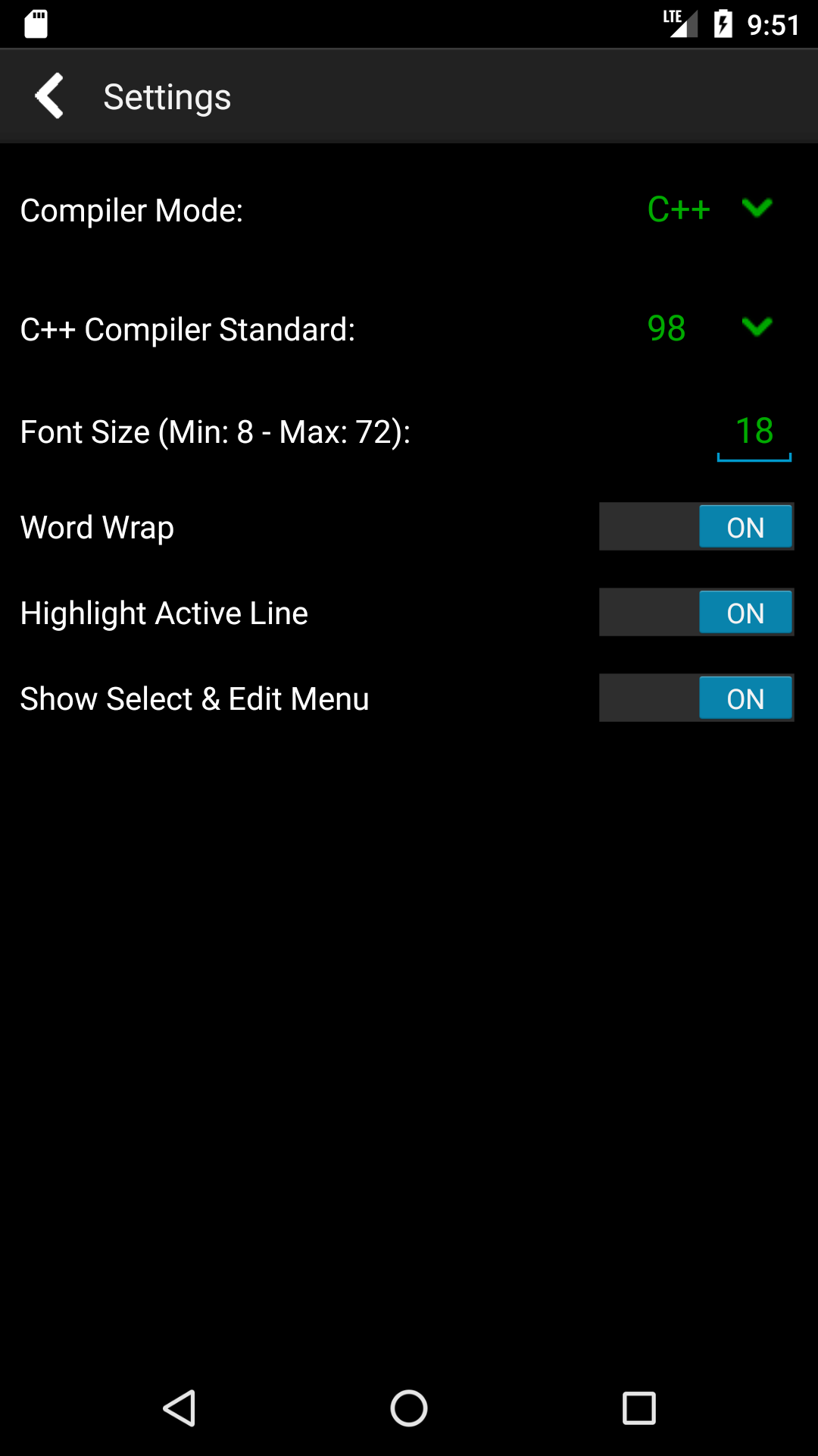 اسکرین شات 4 برنامه C/C++ Programming Compiler