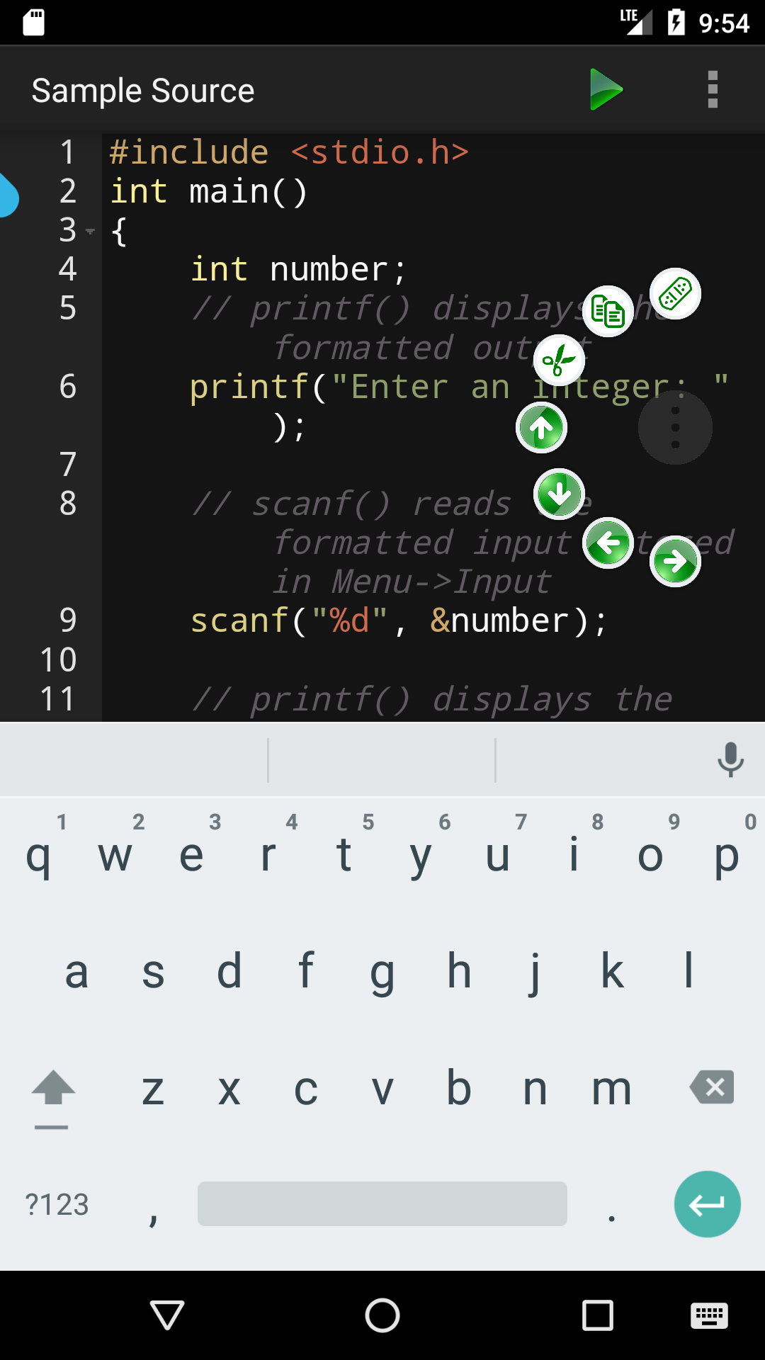اسکرین شات 3 برنامه C/C++ Programming Compiler