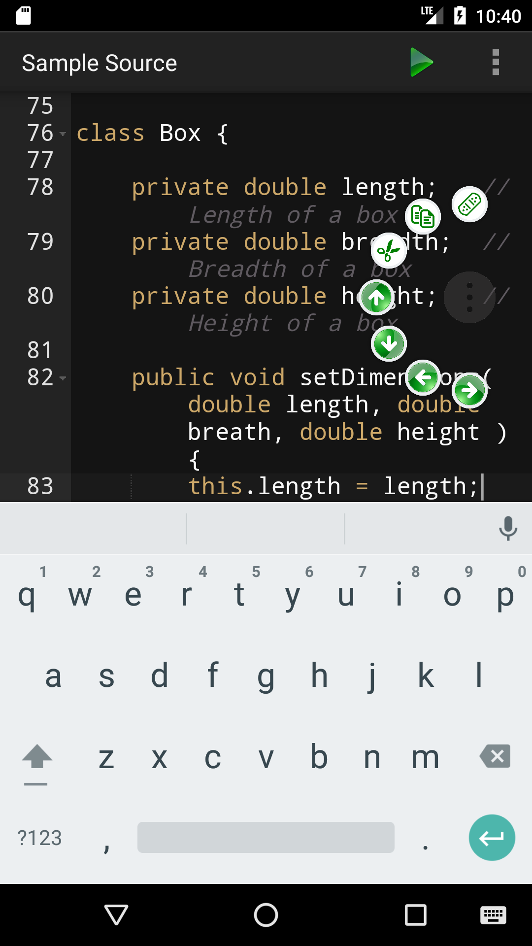 اسکرین شات 3 برنامه C# Programming Compiler