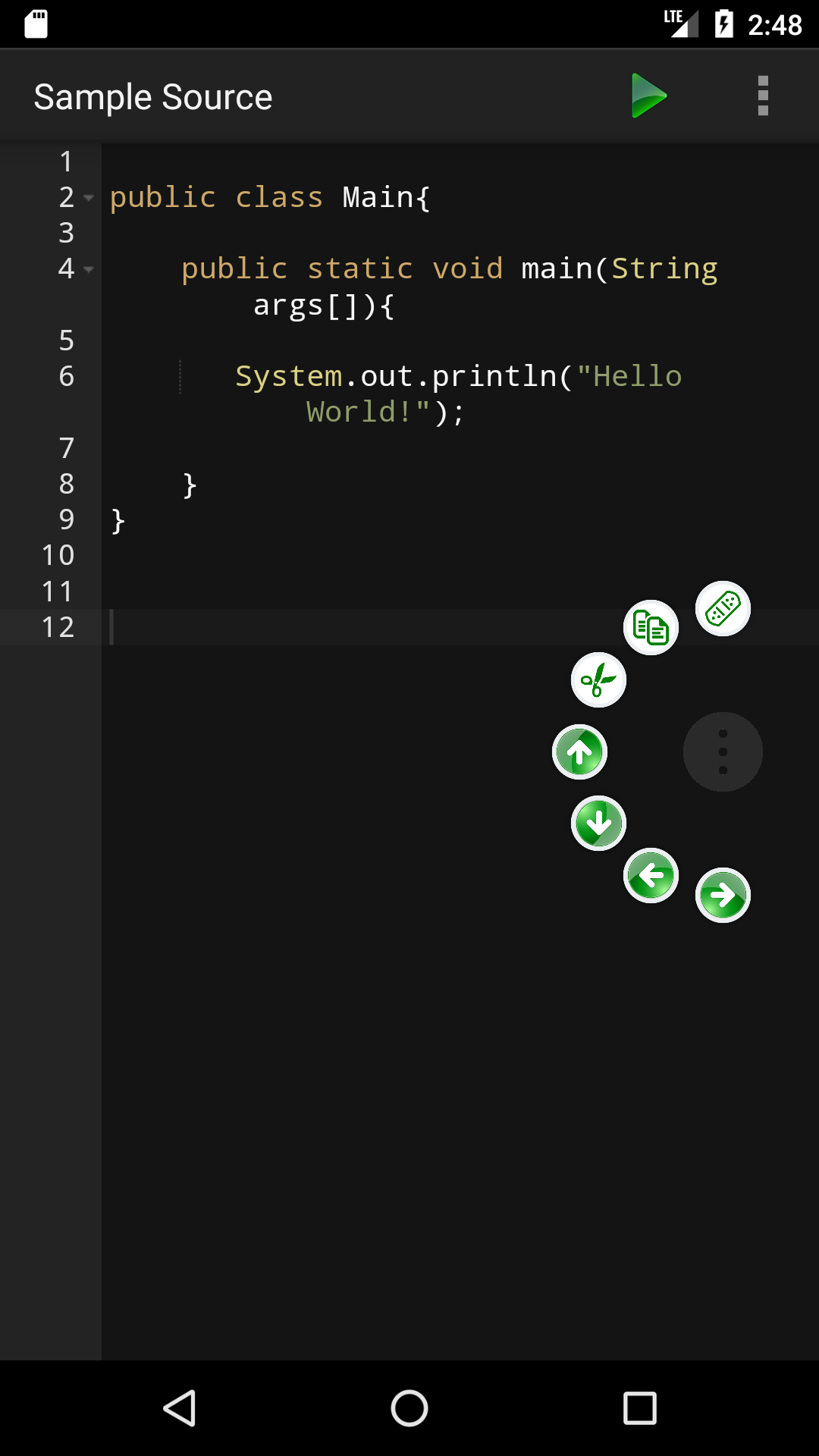 اسکرین شات 3 برنامه Jedona - Compiler for Java