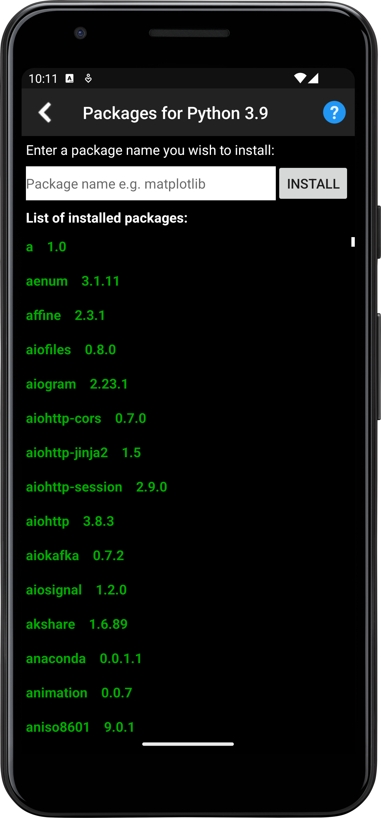 اسکرین شات 4 برنامه Python Programming Interpreter