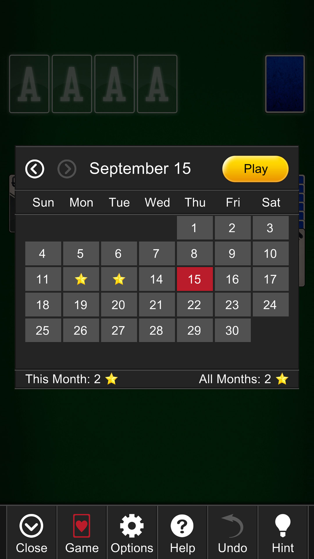 اسکرین شات 4 بازی Solitaire Epic