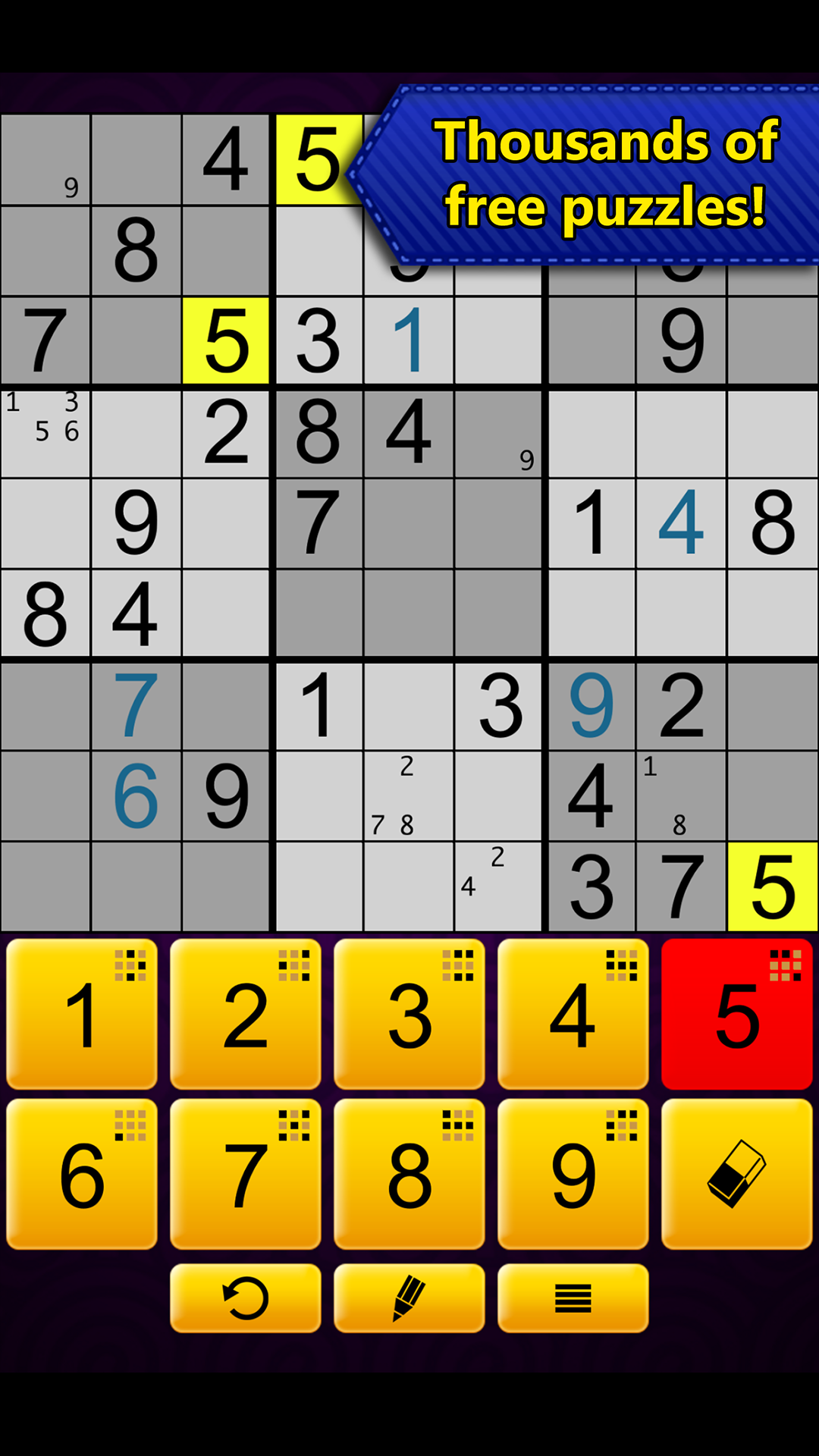 اسکرین شات 4 بازی Sudoku Epic