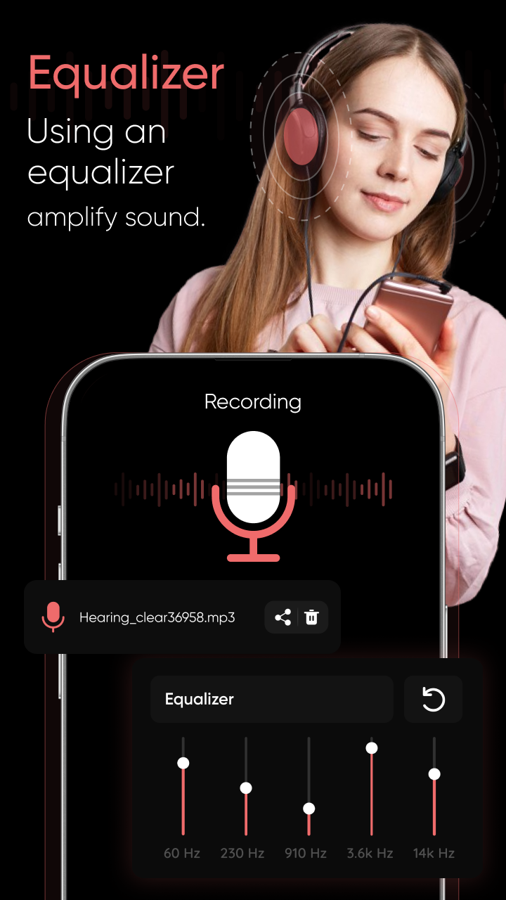 اسکرین شات 6 برنامه Hearing Clear: Sound Amplifier