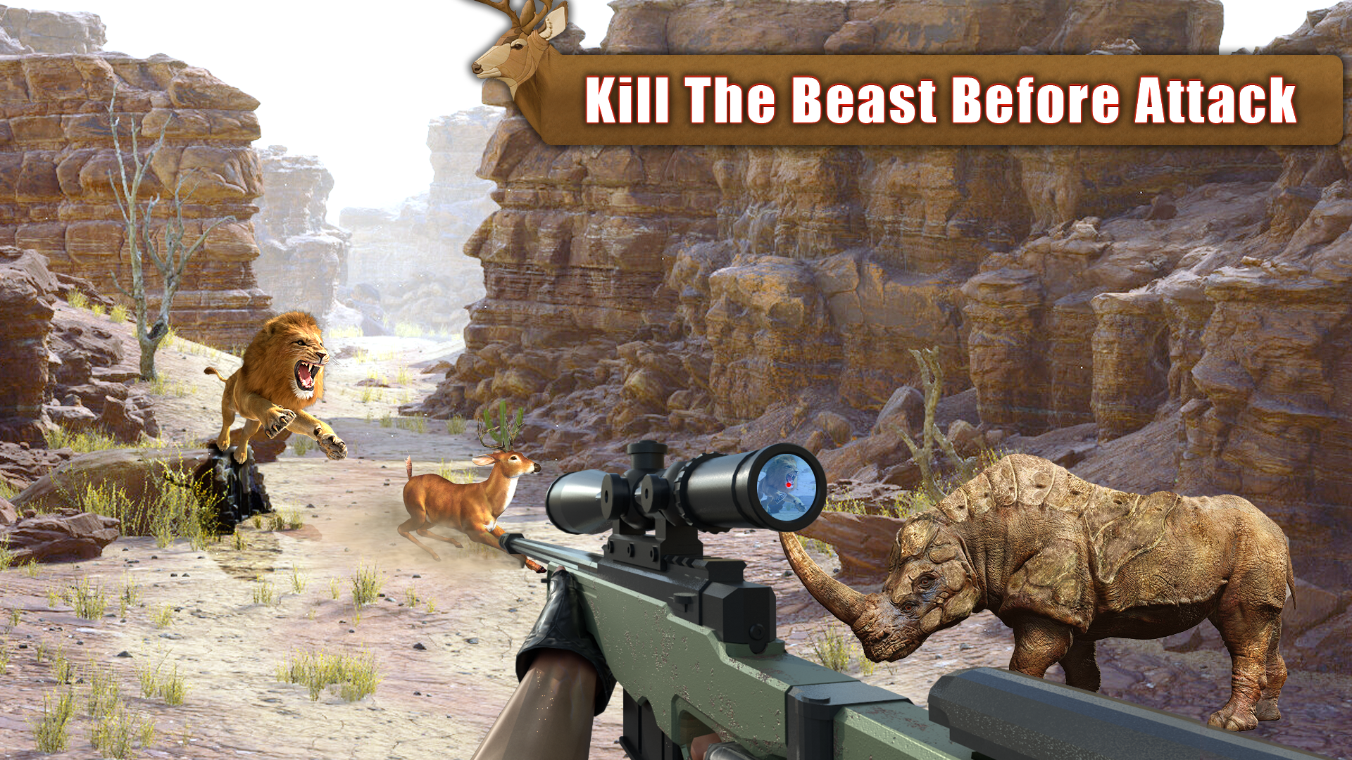 اسکرین شات 1 بازی Real Wild Animal Hunting Games