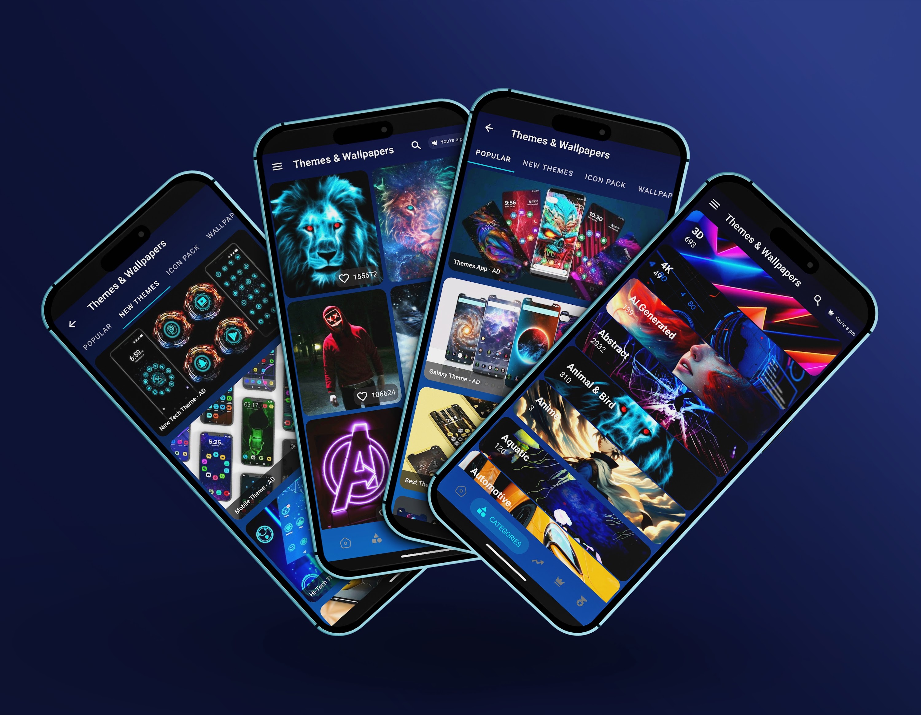 اسکرین شات 3 برنامه Themes for Android ™