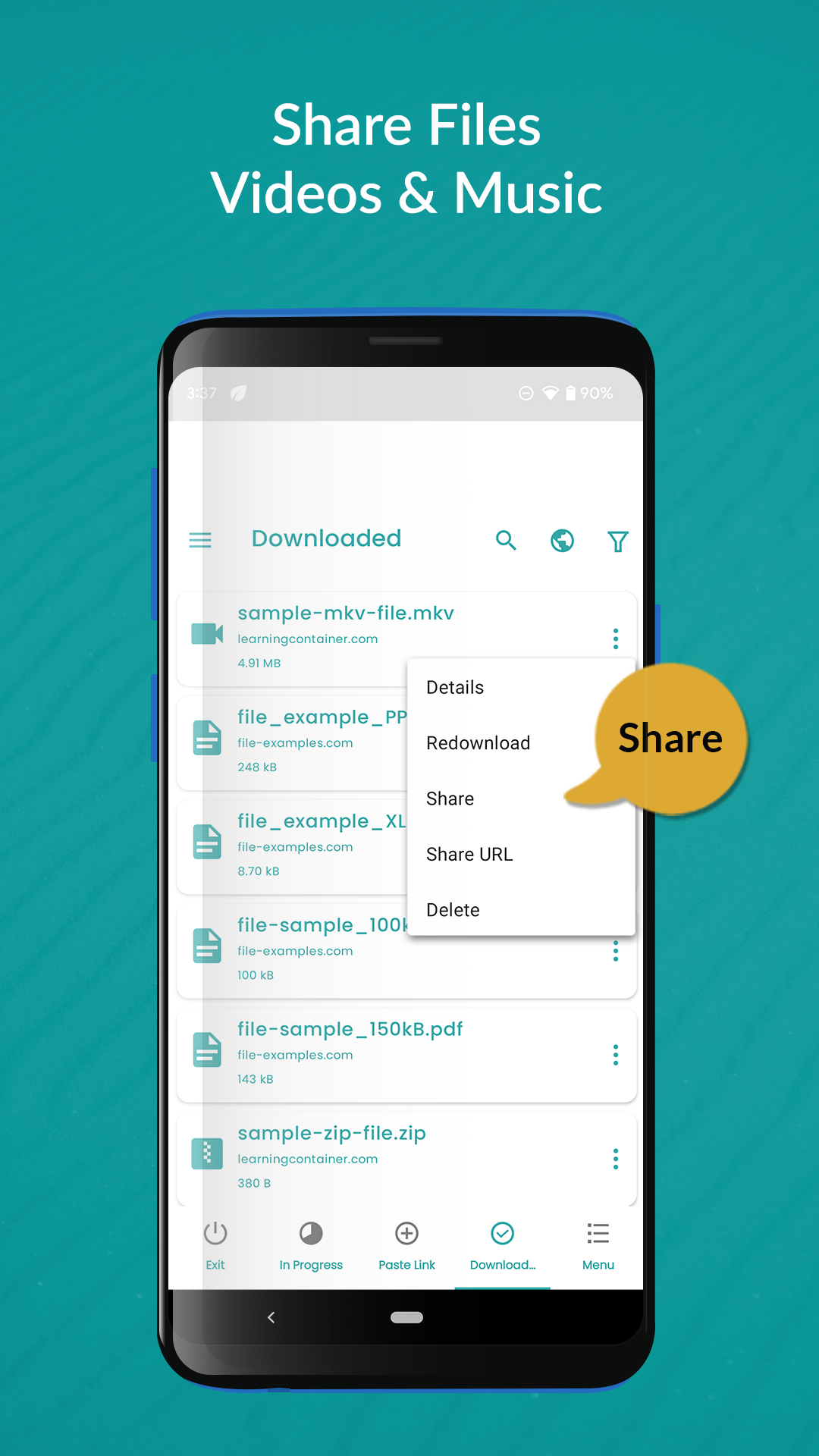 اسکرین شات 8 برنامه Pro FDM: File Download Manager