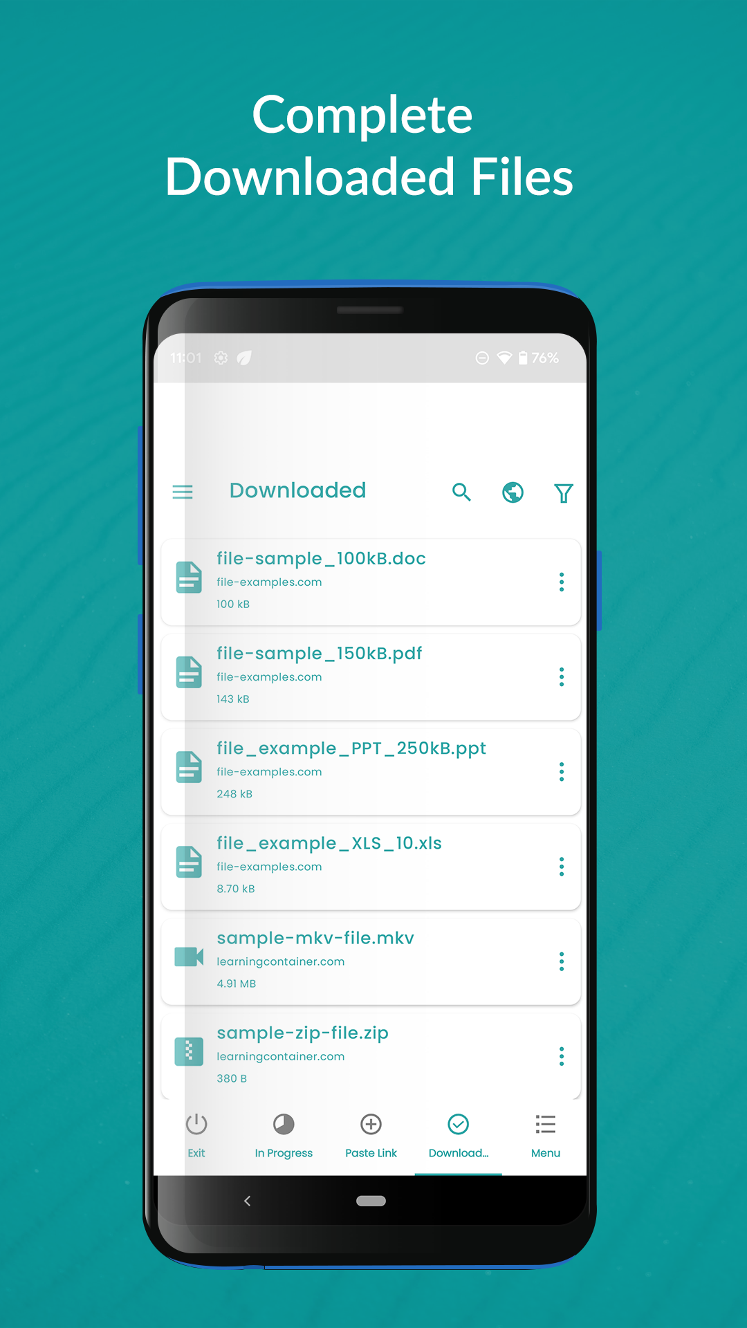 اسکرین شات 7 برنامه Pro FDM: File Download Manager