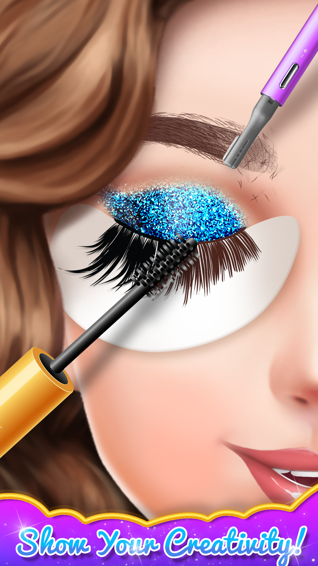 اسکرین شات 2 بازی Eye Art Salon Makeup Challenge