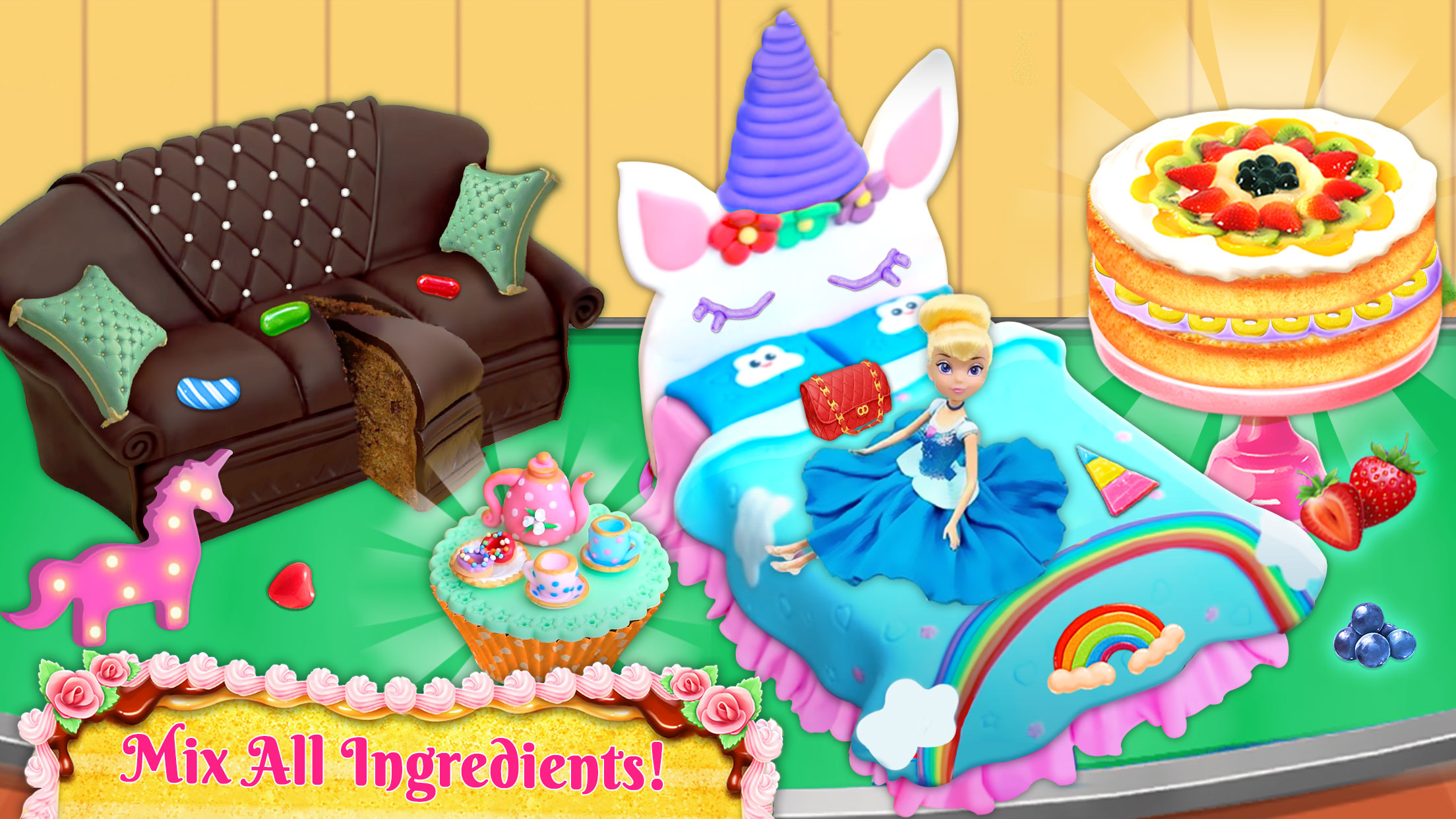 اسکرین شات 6 بازی Princess Cake Maker Games