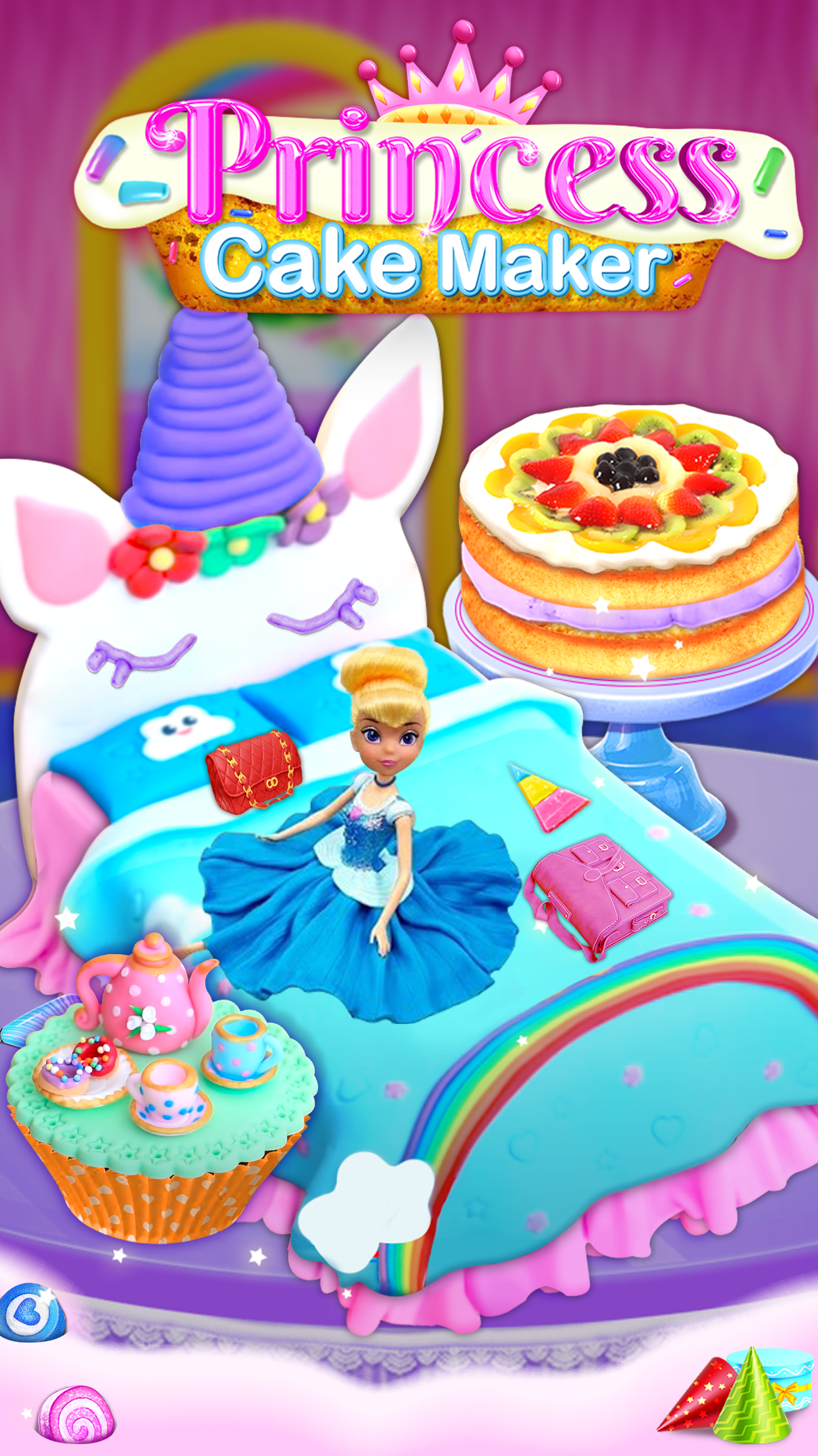 اسکرین شات 1 بازی Princess Cake Maker Games