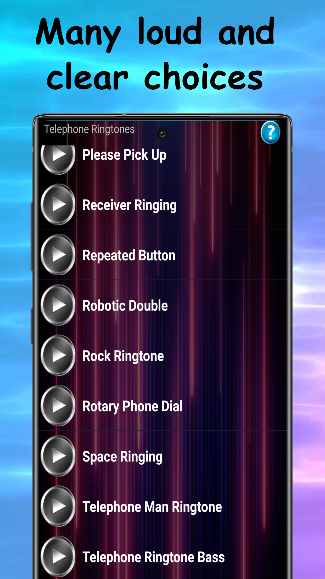 اسکرین شات 4 برنامه Telephone Ringtones