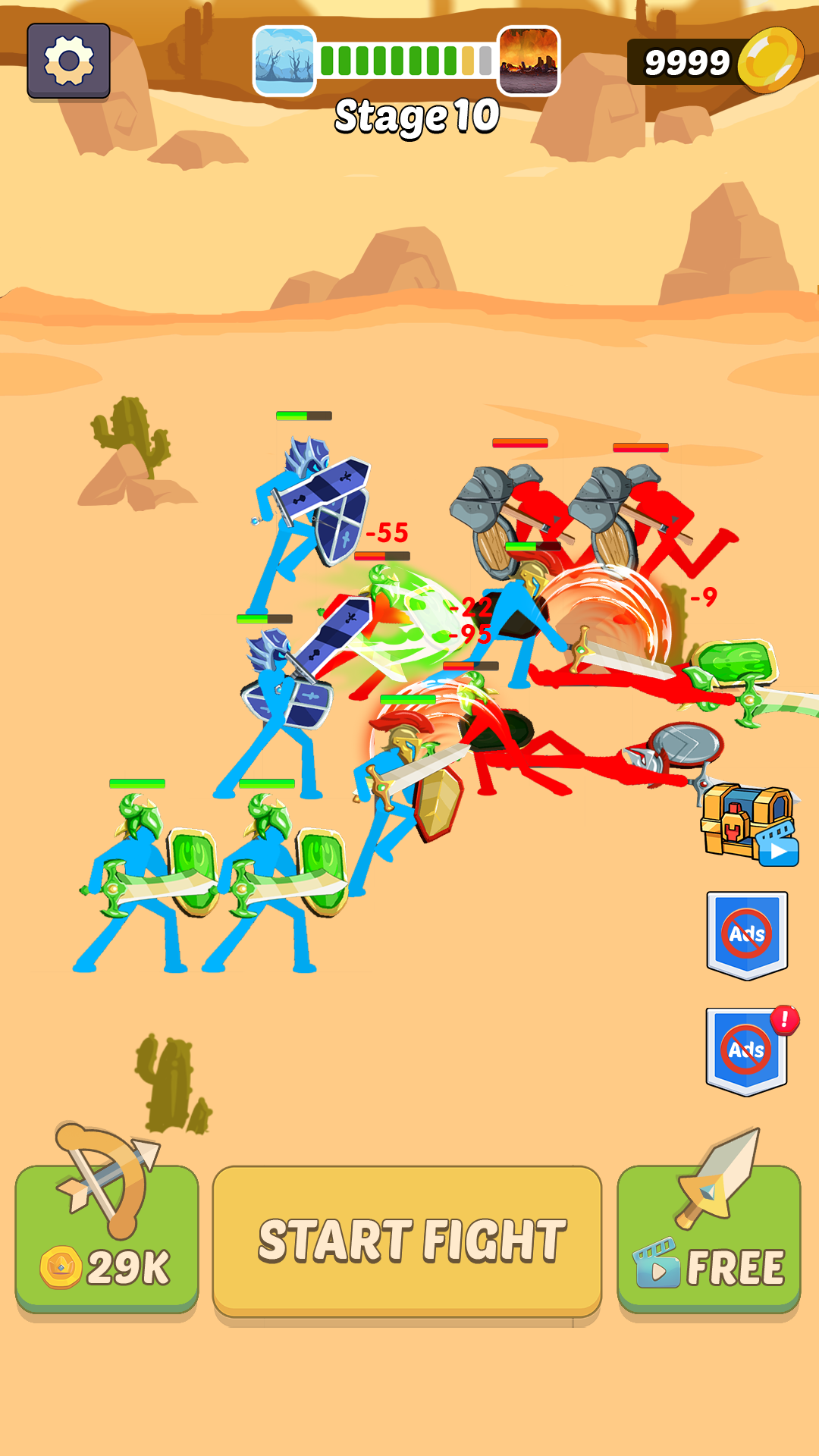اسکرین شات 2 بازی Epic super stickman merge