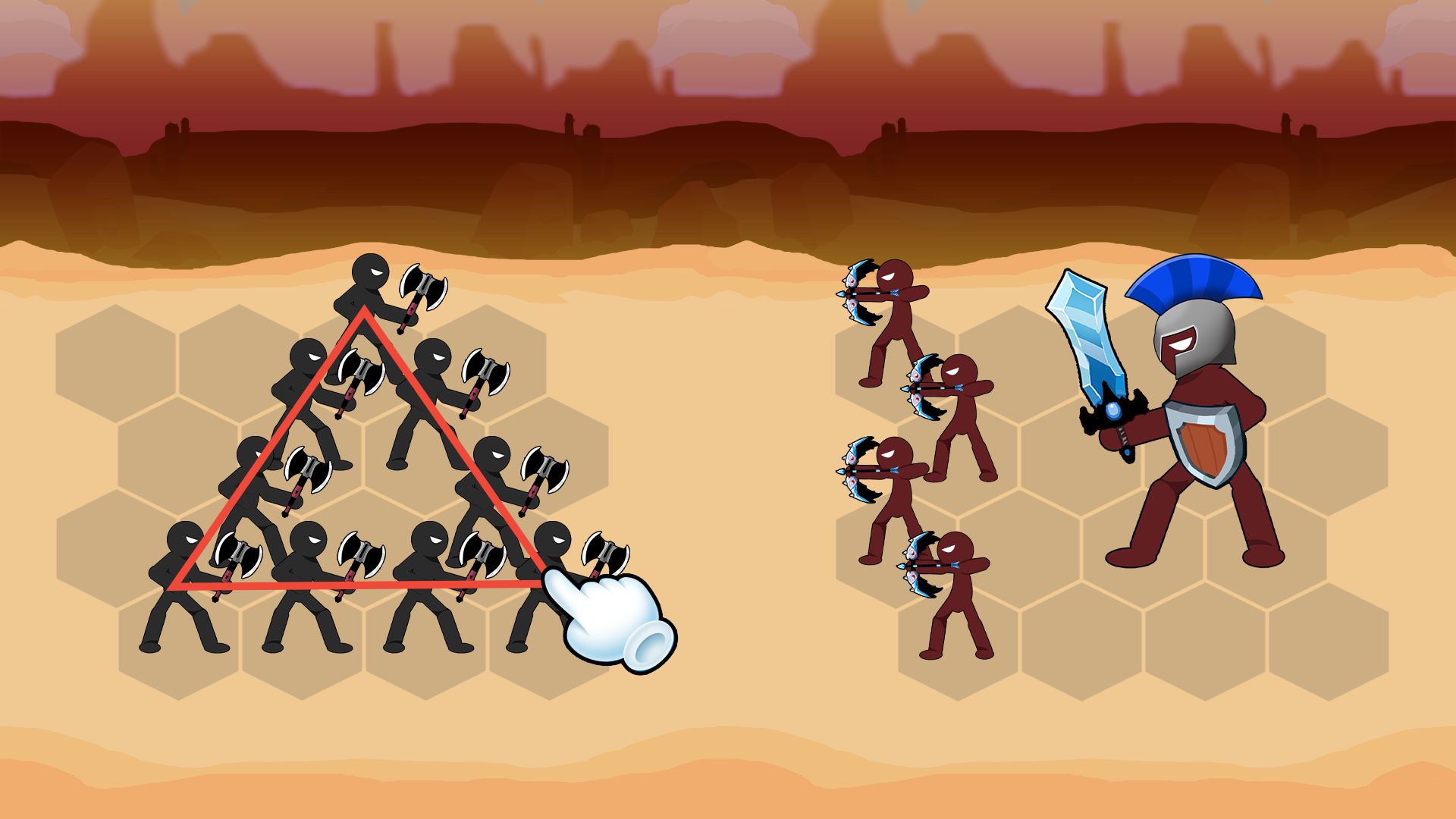 اسکرین شات 2 بازی Stickman War Merge Master