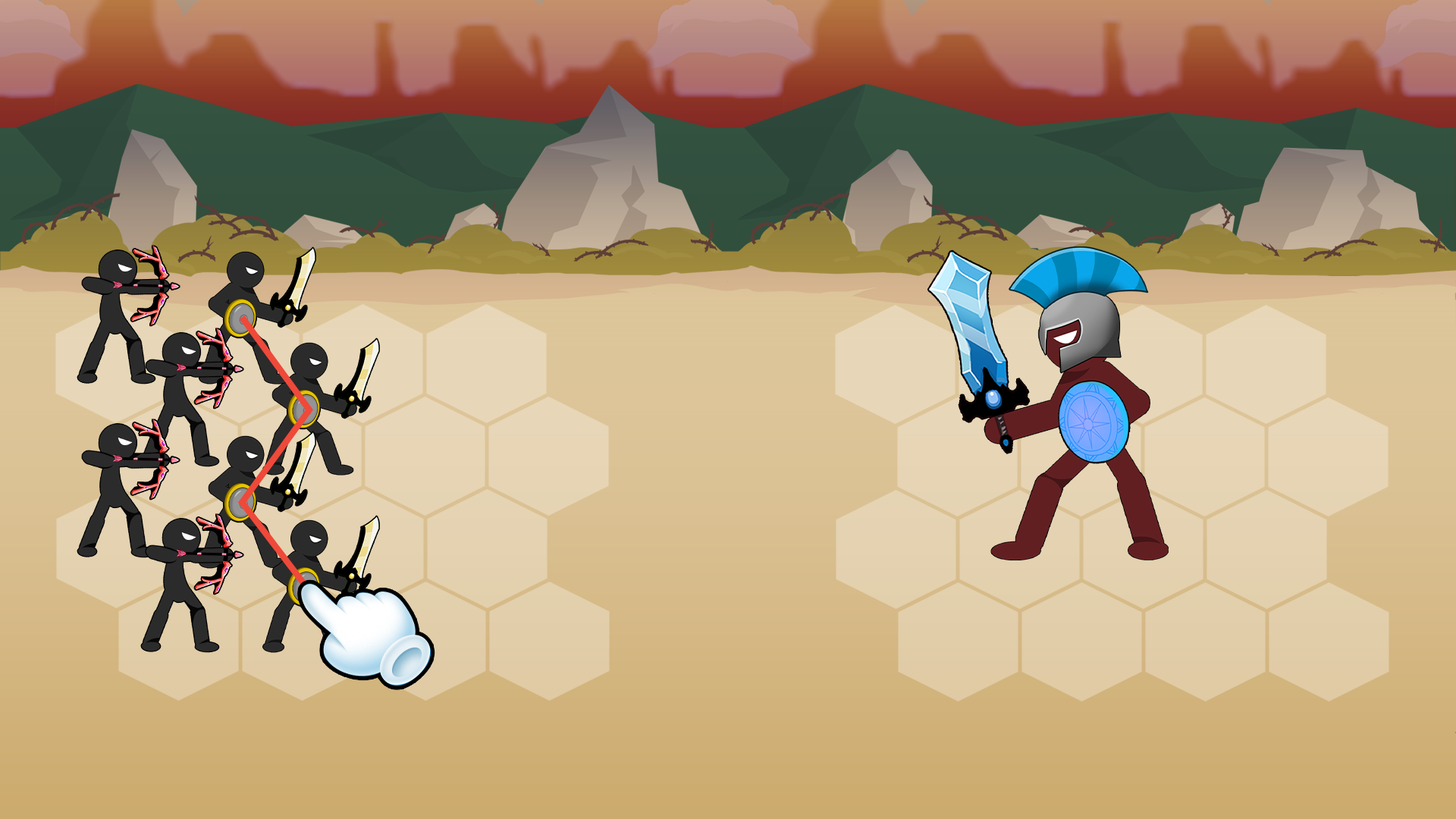 اسکرین شات 8 بازی Stickman War Merge Master
