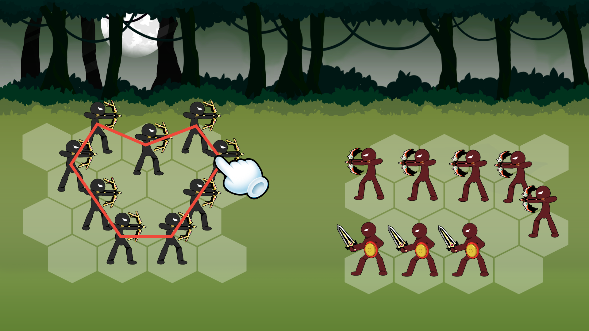 اسکرین شات 6 بازی Stickman War Merge Master