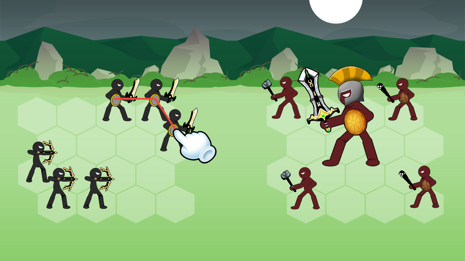 اسکرین شات 3 بازی Stickman War Merge Master