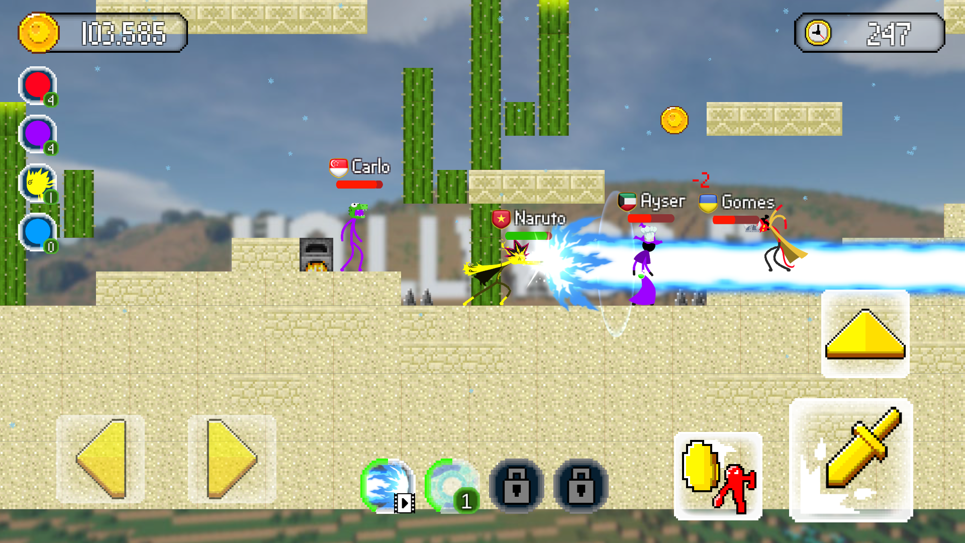 اسکرین شات 1 بازی Stickman Fight - Epic Battle