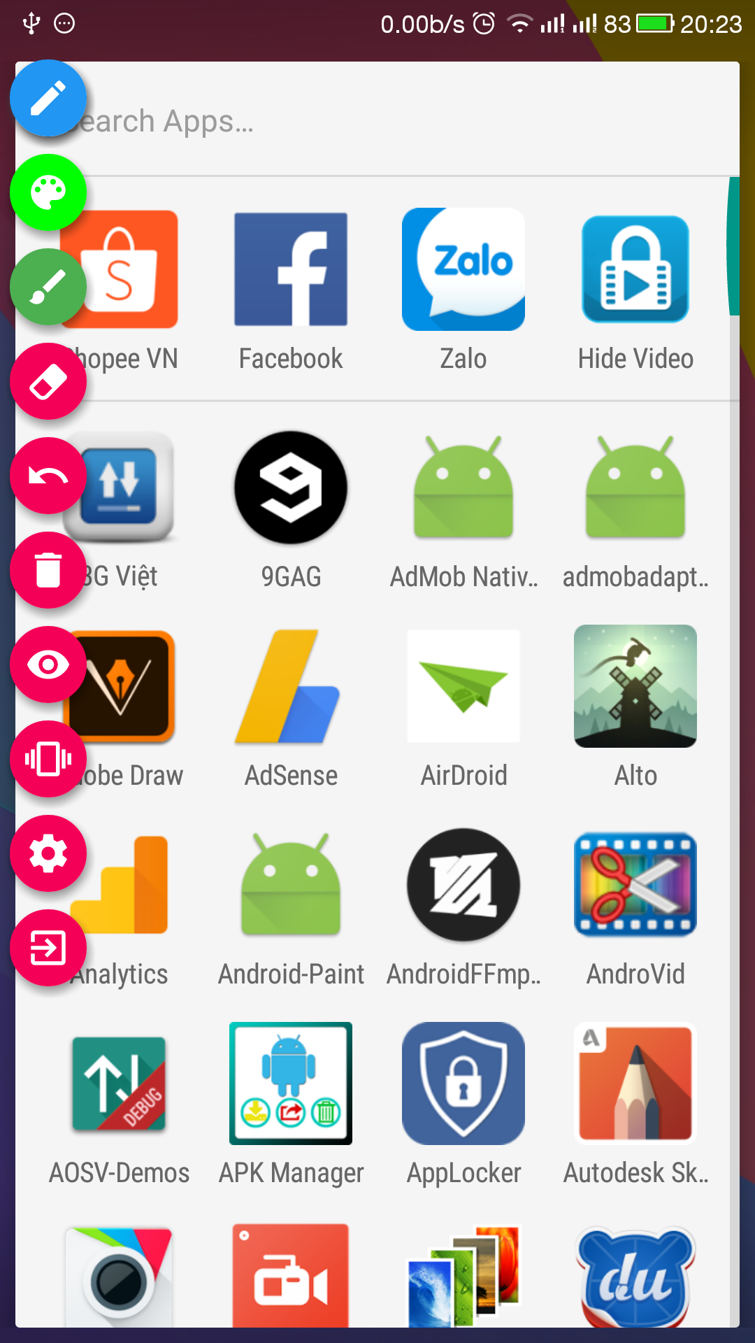 اسکرین شات 1 برنامه Draw on Screen