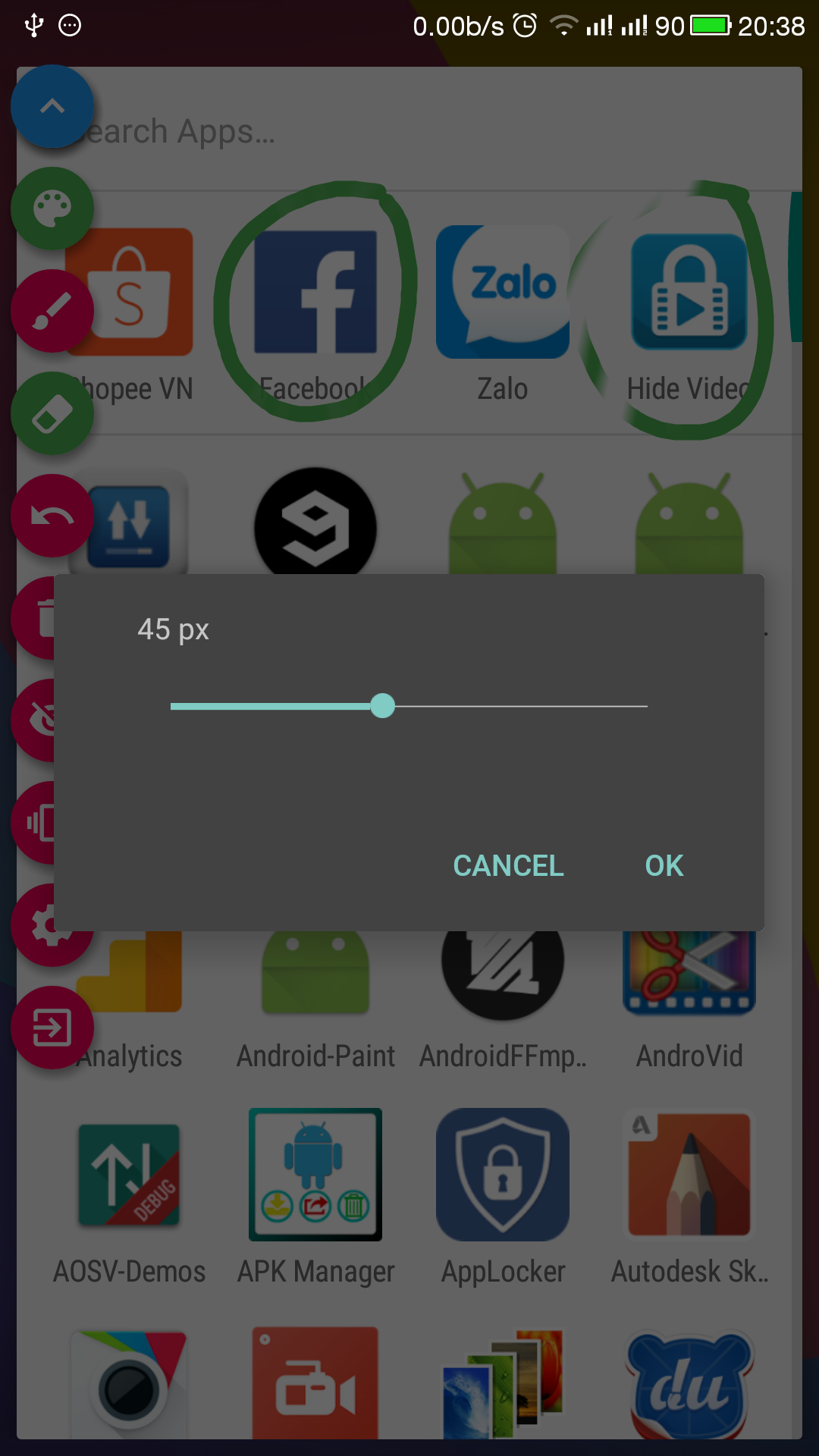اسکرین شات 3 برنامه Draw on Screen