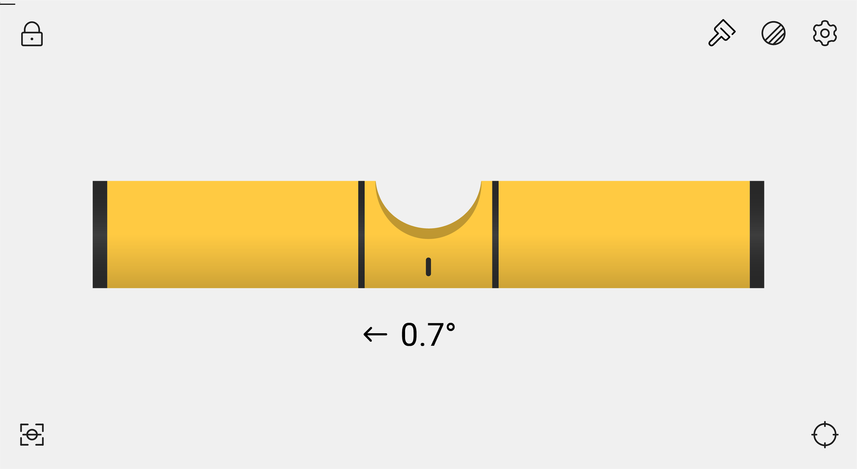 اسکرین شات 1 برنامه Bubble Level : Surface Level