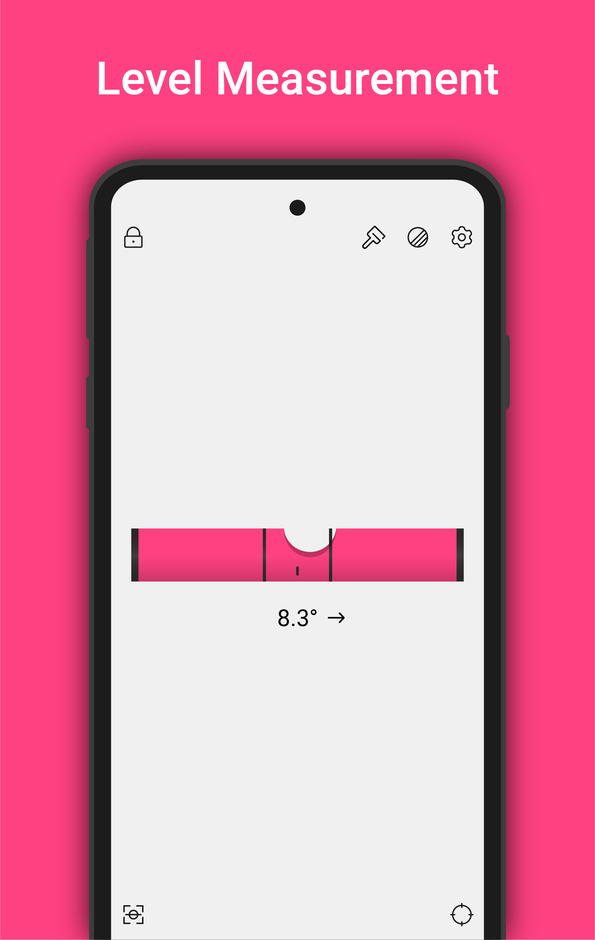اسکرین شات 3 برنامه Bubble Level : Surface Level