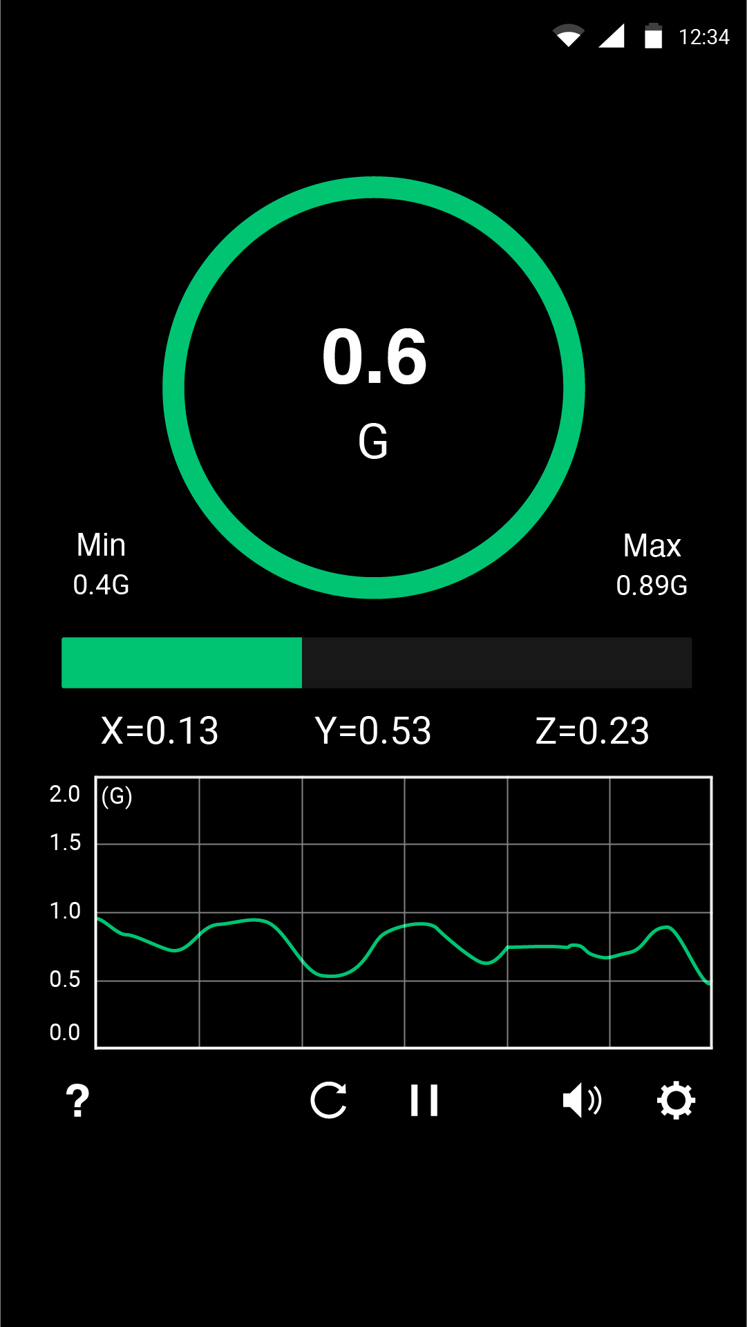 اسکرین شات 3 برنامه Metals Detector: EMF detector