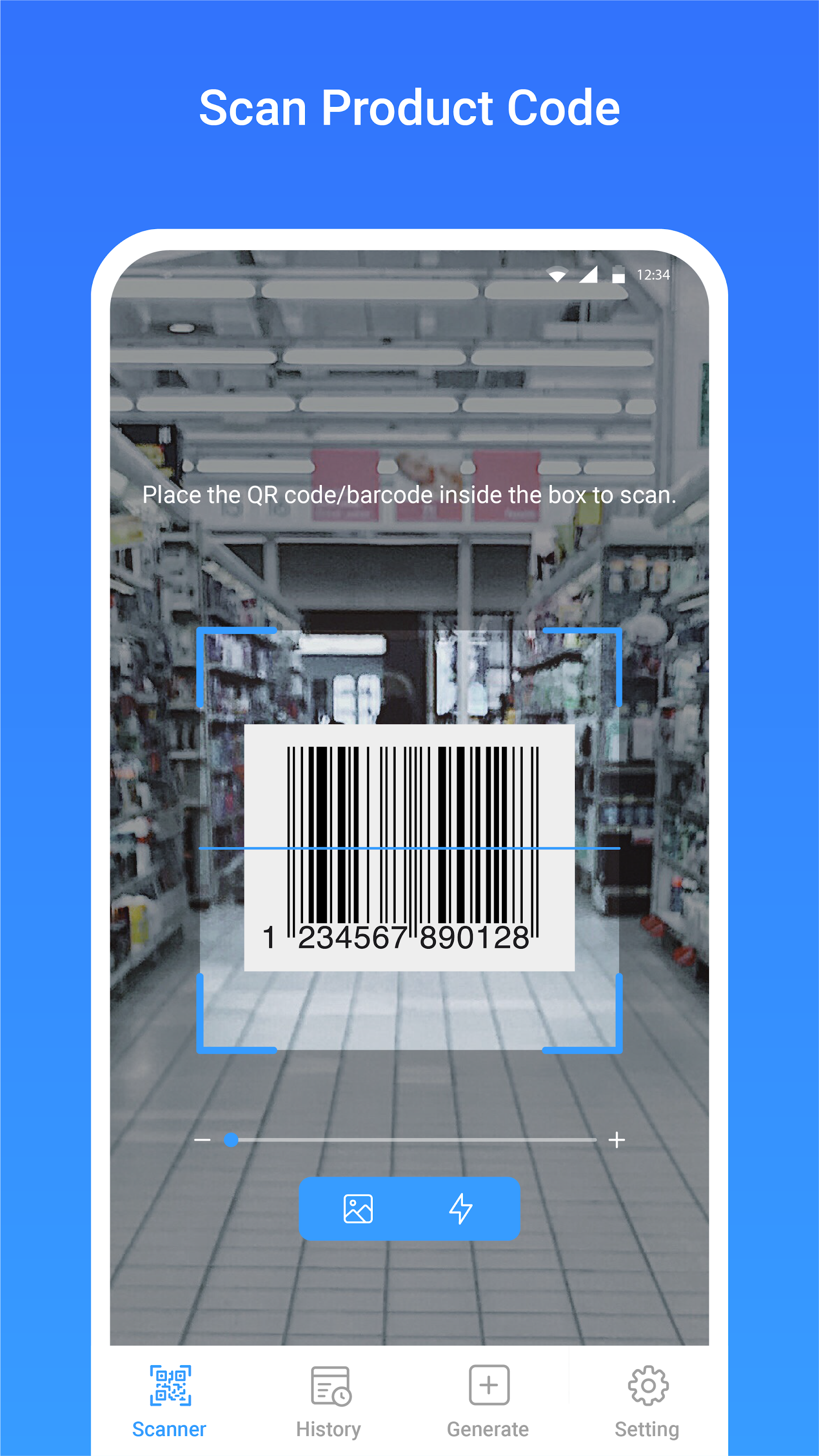 اسکرین شات 3 برنامه QR Code Scanner : QR Reader