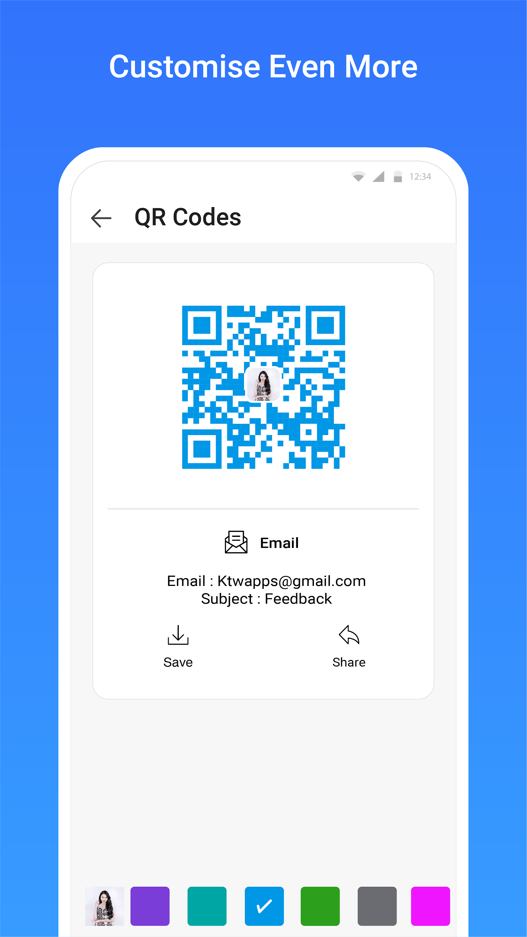 اسکرین شات 7 برنامه QR Code Scanner : QR Reader