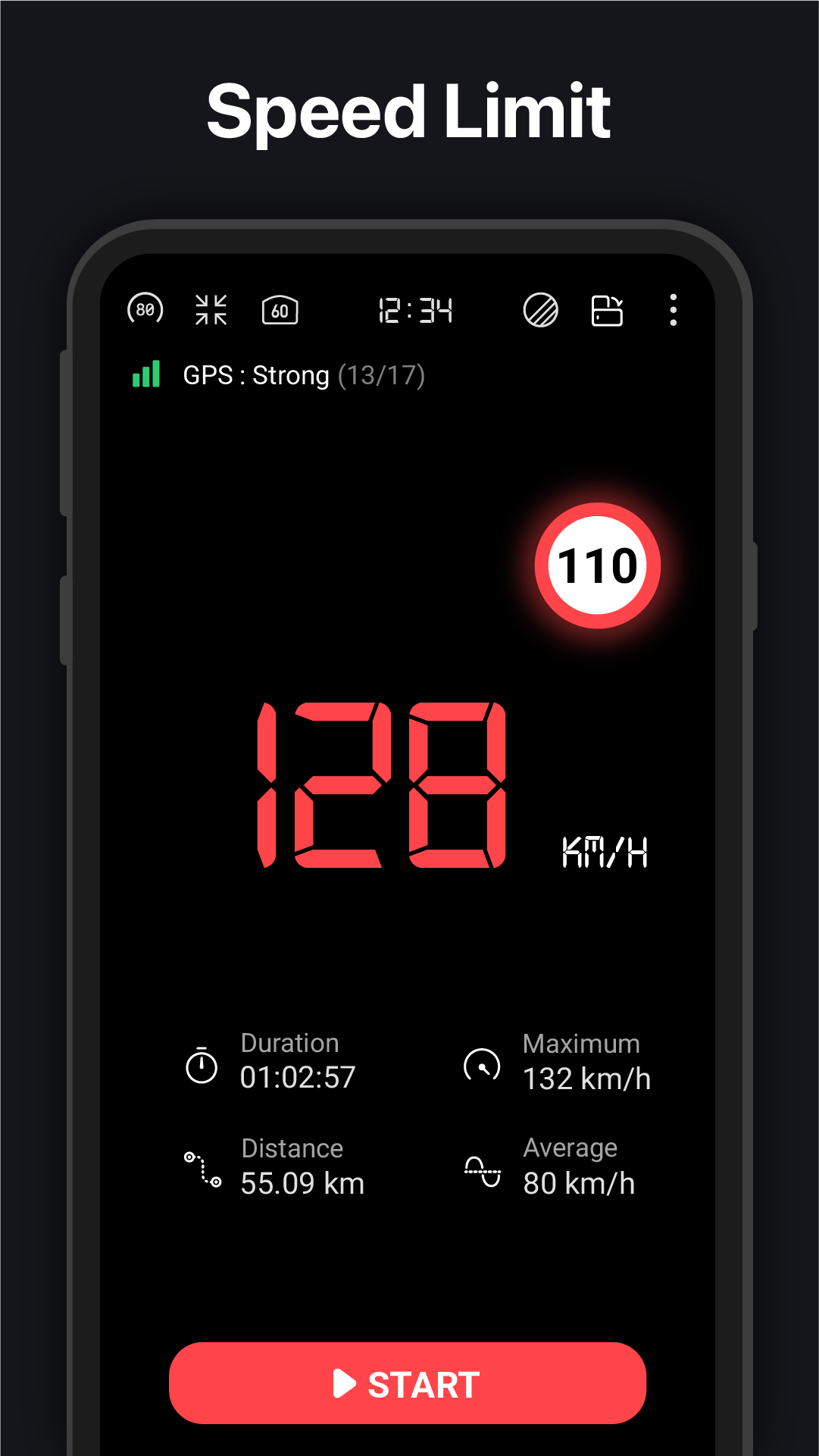 اسکرین شات 2 برنامه GPS Speedometer : Odometer HUD