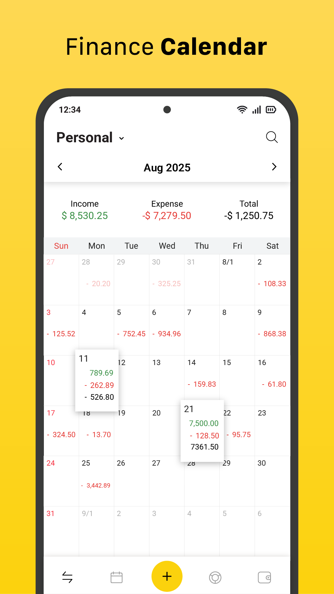 اسکرین شات 3 برنامه Money Manager: Expense Tracker