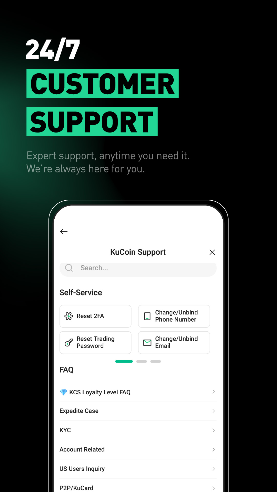 اسکرین شات 7 برنامه KuCoin: Buy Bitcoin & Crypto