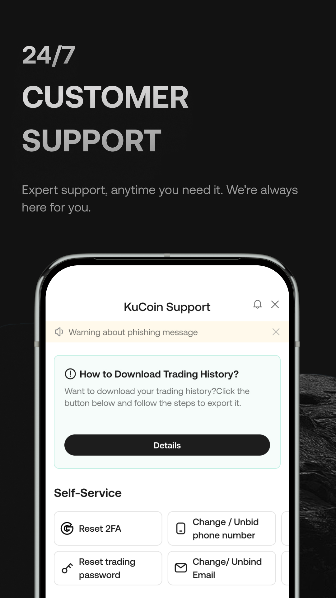 اسکرین شات 7 برنامه KuCoin: Buy Bitcoin & Crypto