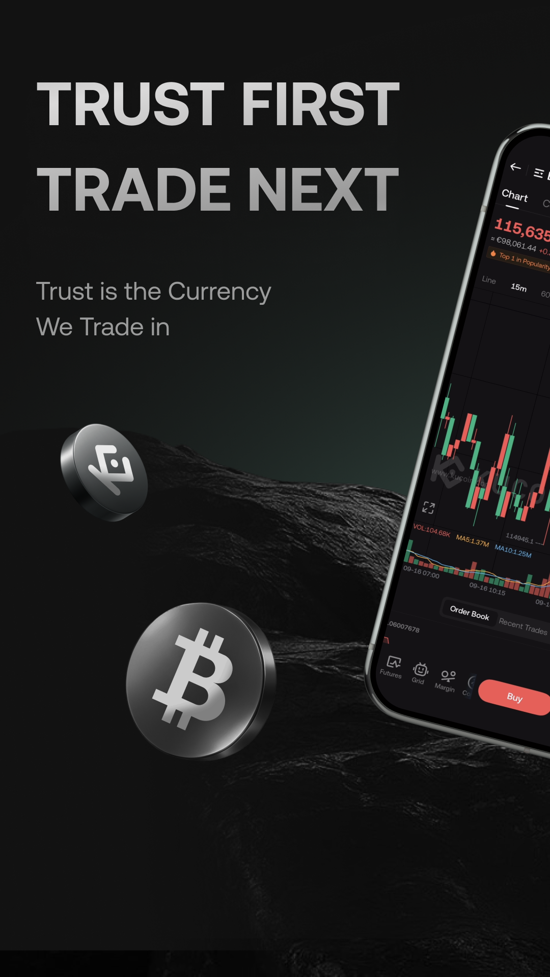 اسکرین شات 1 برنامه KuCoin: Buy Bitcoin & Crypto