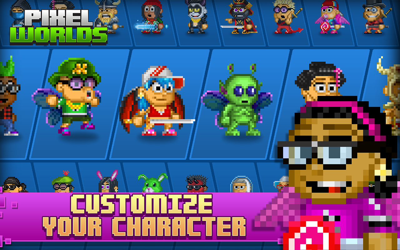 اسکرین شات 7 بازی Pixel Worlds: MMO Sandbox