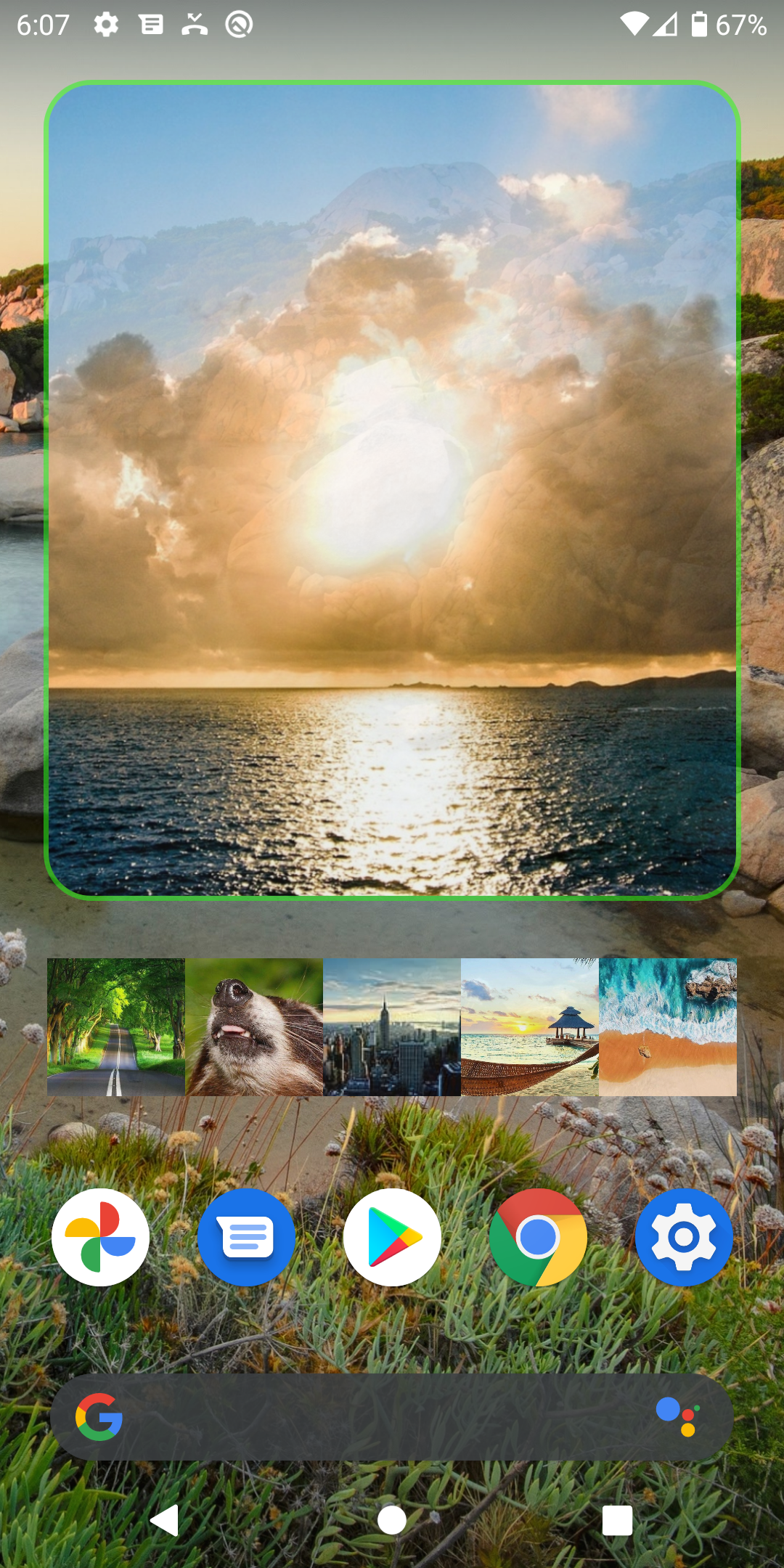 اسکرین شات 3 برنامه Gallery Widget