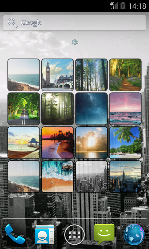 اسکرین شات 5 برنامه Gallery Widget