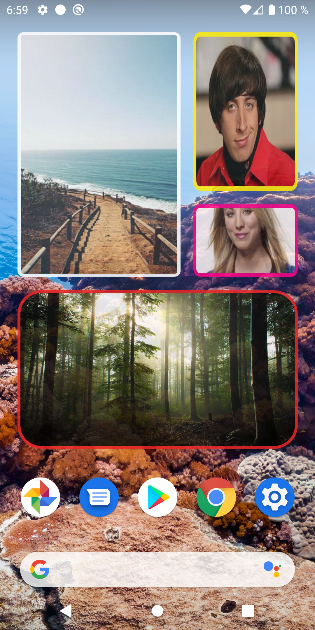 اسکرین شات 4 برنامه Gallery Widget
