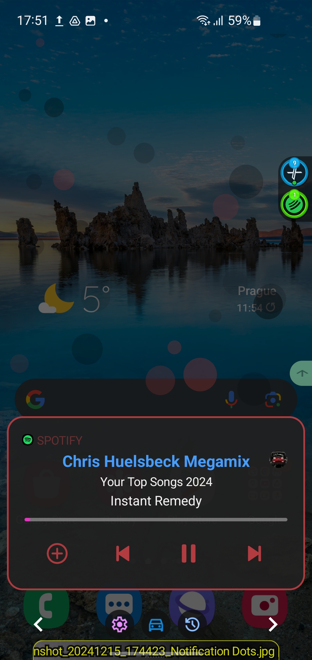 اسکرین شات 3 برنامه Notification Dots